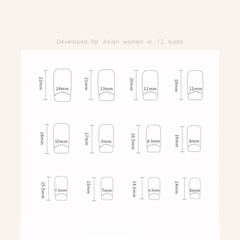 ใหม่ยาวสแควร์เล็บปลอมที่มีสีสันฝรั่งเศส Glitter สีฟ้าสีขาวกดบนเล็บเต็มรูปแบบ Simple Eyes ปลอม Nials ผู้หญิง