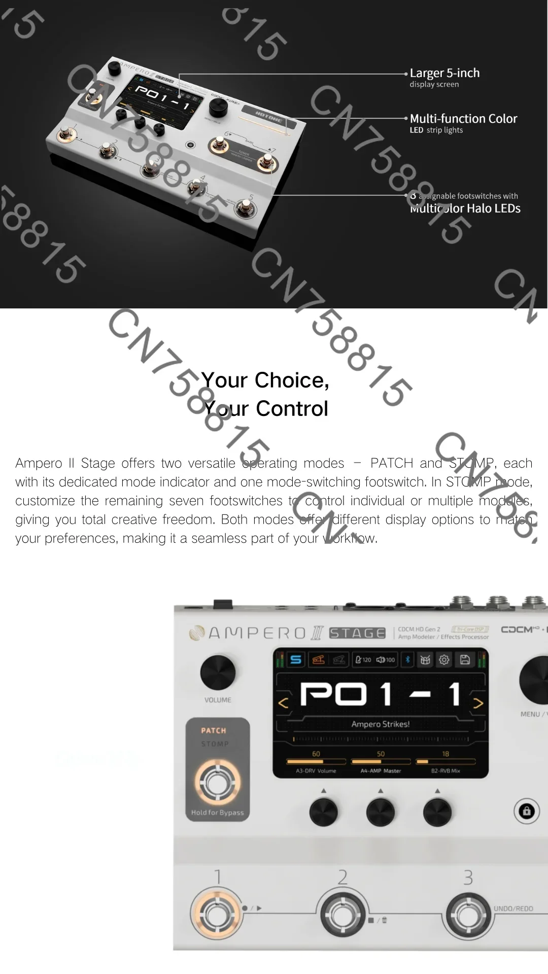 

Audio amplifier/effects processor 2-channel type, iconic triple-core digital signal processing platform