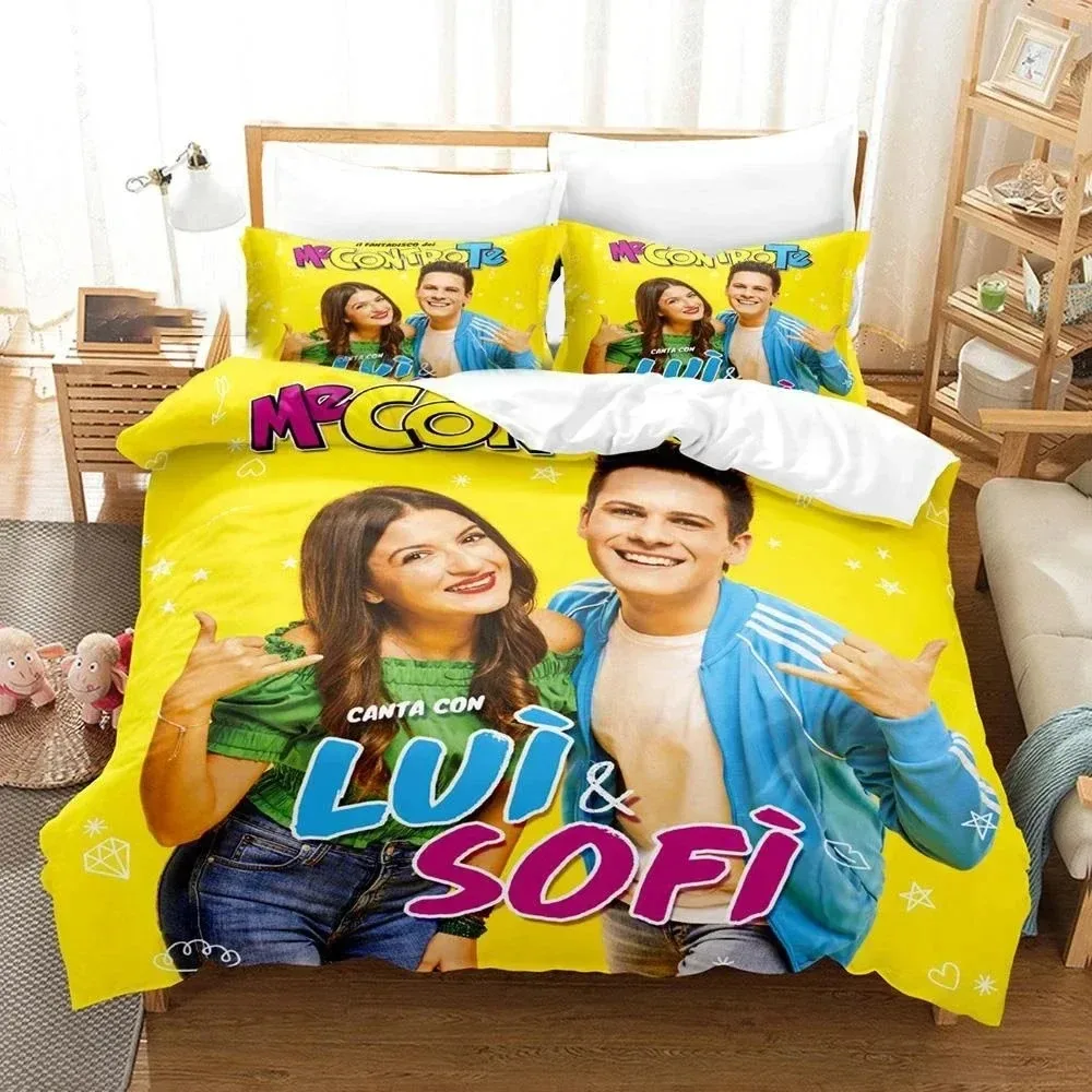 

Single-sided Me Contro Te Bedding Set 3D Printed Suitable for Bedroom Duvet Cover Set With Pillowcases Kids Home Textile