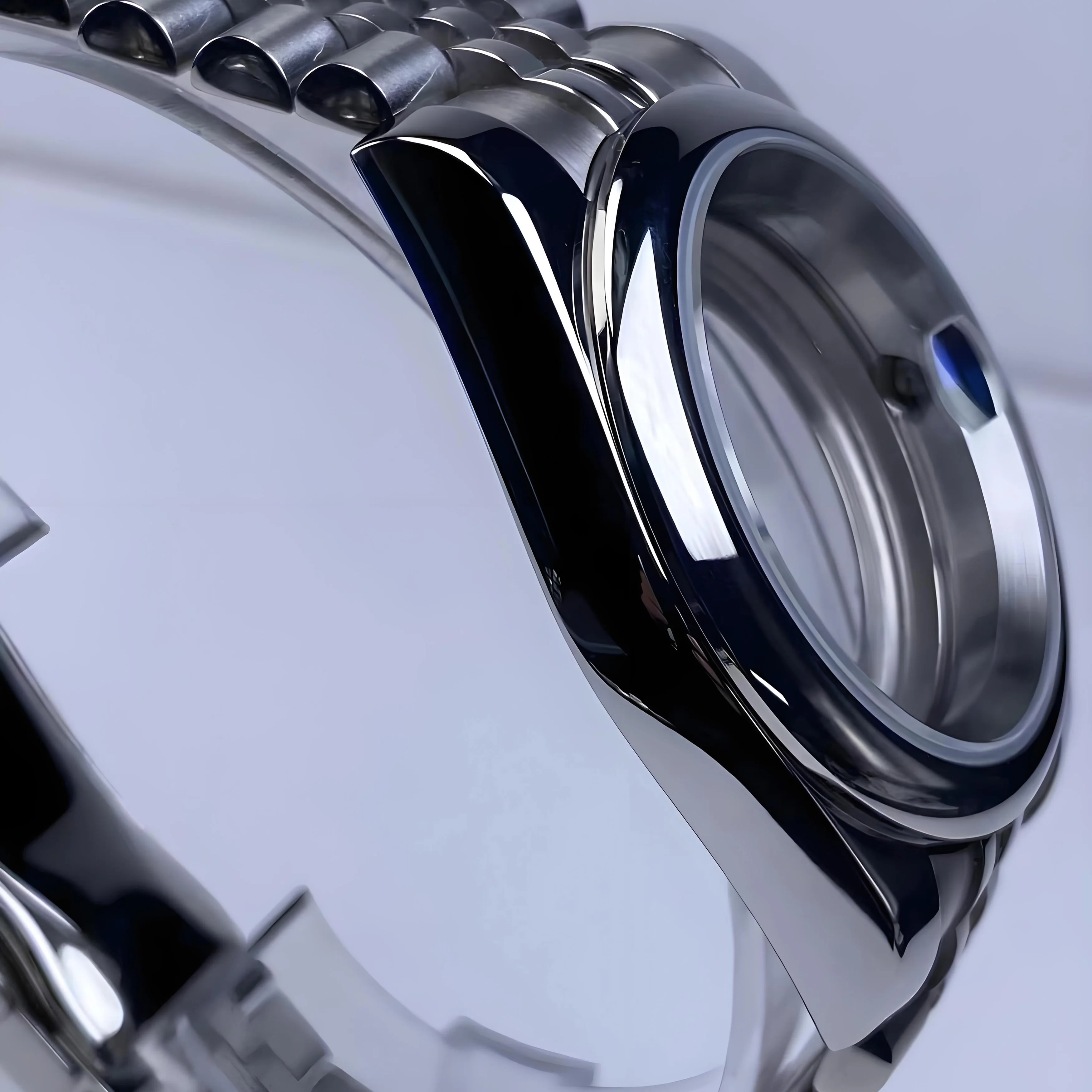 36/39mm NH35 Watch Case with Jubilee Bracelet Sapphire Crystal For NH36/NH35 Movement 28.5mm Dial High-Quality Watch Accessories