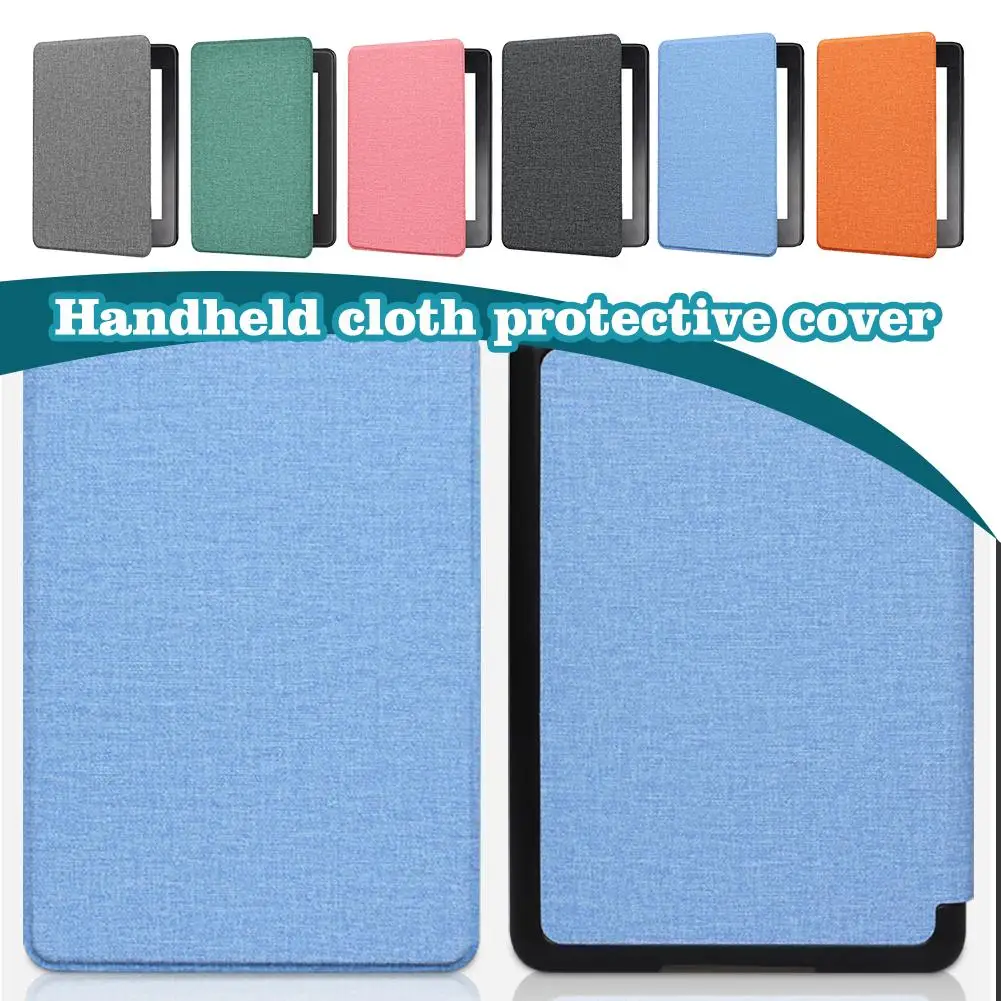 Juste de protection anti-rayures pour Kindle Paperwhite 2024, étui de support anti-poussière, EReader avec antichoc à la main, 7 pouces, 12e Isabel, Q6I5