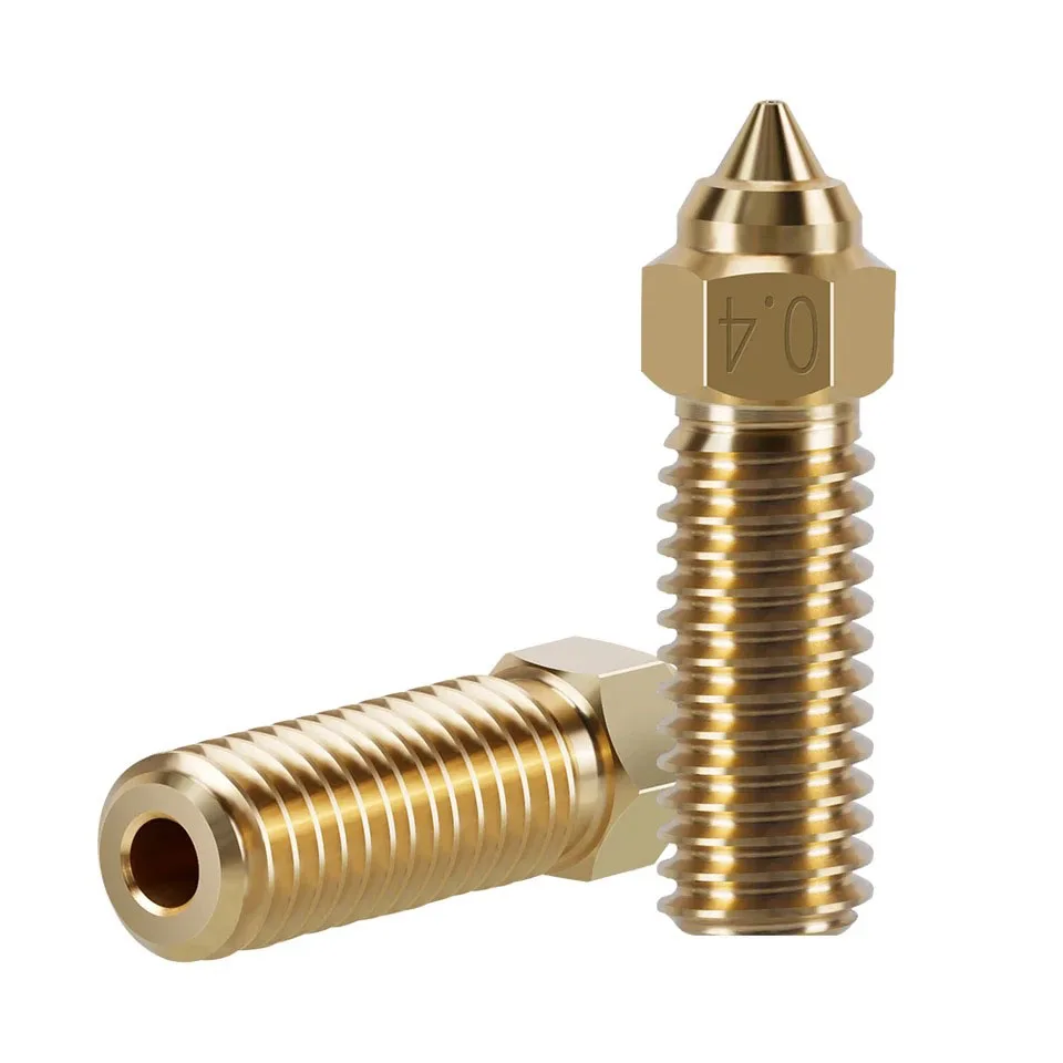 For Creality K1/ K1 MAX Nozzle Brass 3D Printer Parts High Speed and High Flow Nozzles 0.2 0.4 0.6 0.8 1.0 1.2mm 1/2/3PCS 3