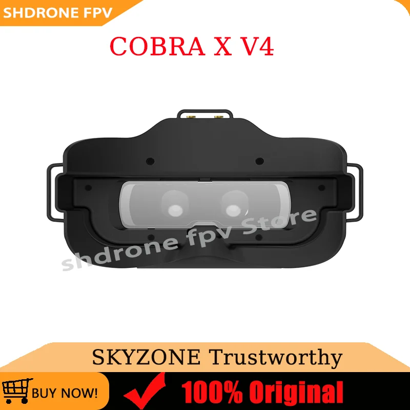 SKYZONE Cobra X V4 Head Tracker FPV Goggles 1280x720 5.8G 48CH Steadyview RapidMix Receiver Built-in DVR & HDMI for RC FPV Drone