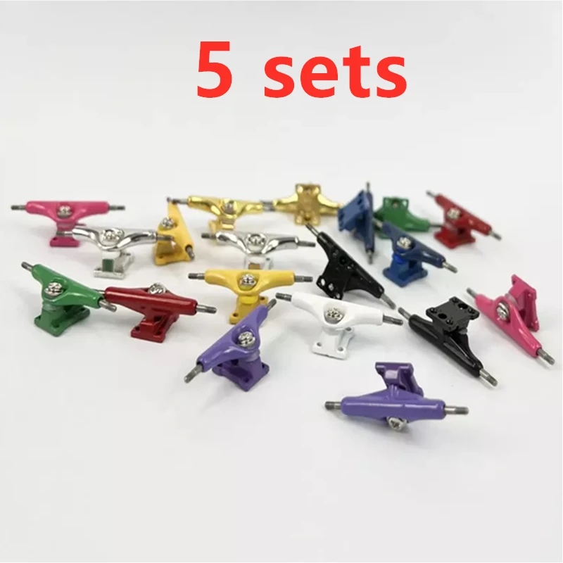 

5 Sets Single Axle 32mm 34mm Finger Skateboard Truck Fingerboard Trucks