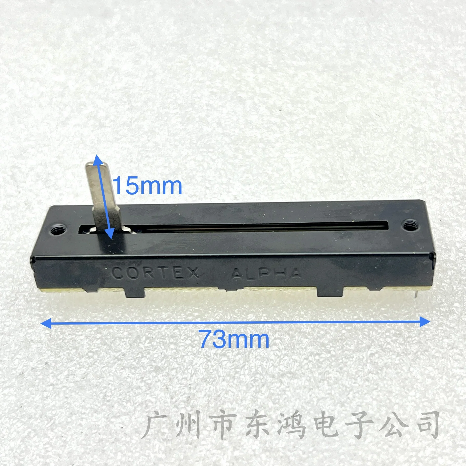 1 PCS Taiwan Alpha 72mm RA45D1F-211 Single B20K Shaft Length 15mm