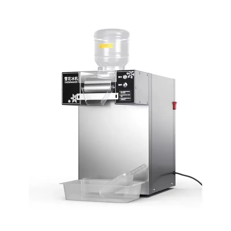 Coffee Shop Korean Kakigori Mesin Bingsoo Snow Snowflake Flake Cream Crusher Maker Make Shaved Ice Shaver Bingsu Machine