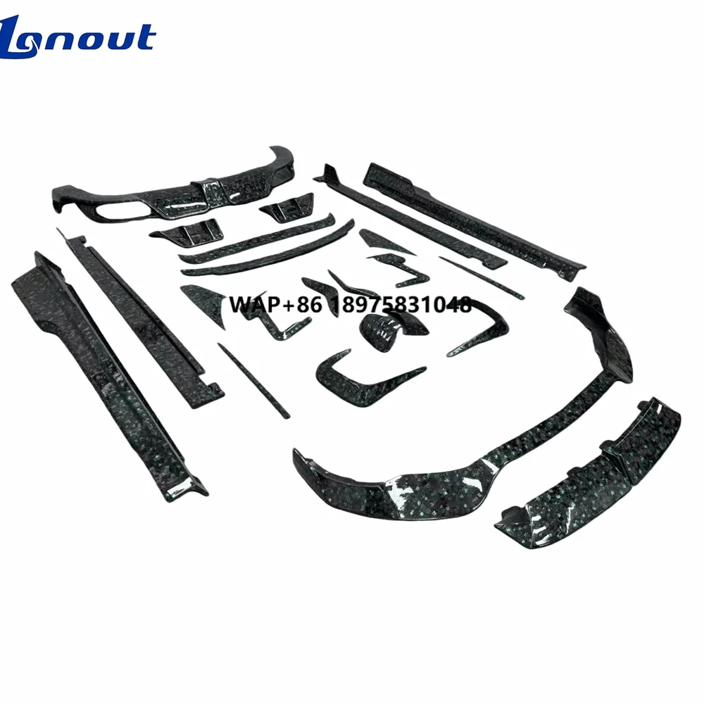For Continental GT New 2026 M Style Custom Carbon Fiber Body Kit Front Lip Rear Diffuser Side Skirts Aerodynamic Clips