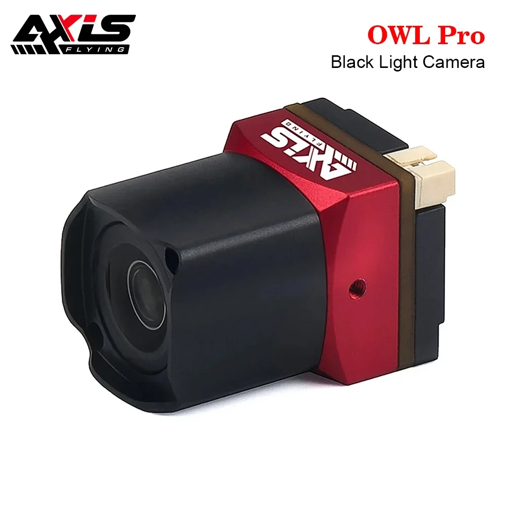 VoltSAxisflying OWL Pro Black Light Camera HD 1800TVL, WDR, FOV 118°, 1080P /60fps, CVBS, 4.5V-42V For RC FPV Freestyle Drone