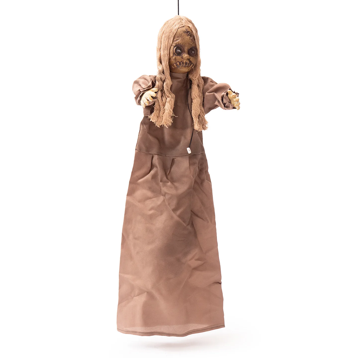 For Scarecrow doll hanging ghost pendant decoration haunted house secret room electric induction luminous atmosphere props