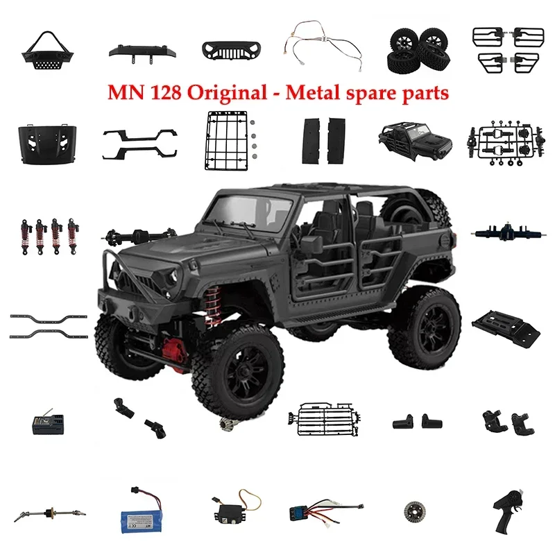 MN MODEL MN128 MN-128 RC Car Parts Gear Steering  Remote Control Motherboard Wave Box and Other Accessories  Rc Cars for Adults