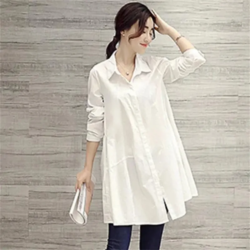 

XXXL Women's Stand Collar Windbreaker Long 2023 Autumn Spring Loose Long Shirt Green Long Sleeved Thin Jacket Temperament Trend