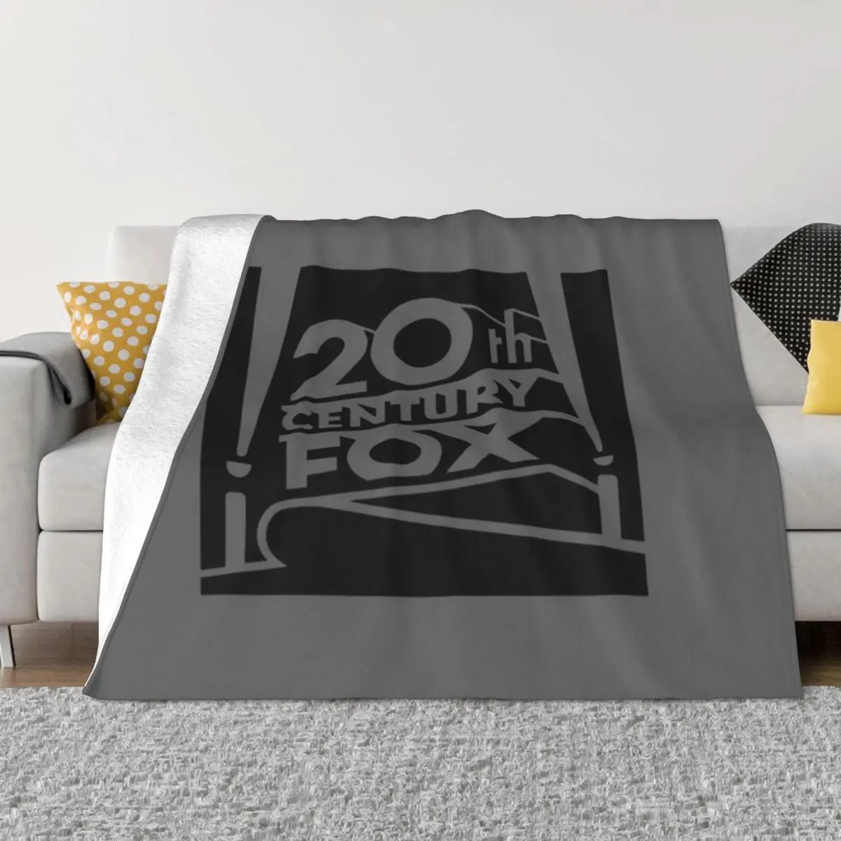 

20th Century Fox Black Throw Blanket Thin Blankets warm blanket for winter