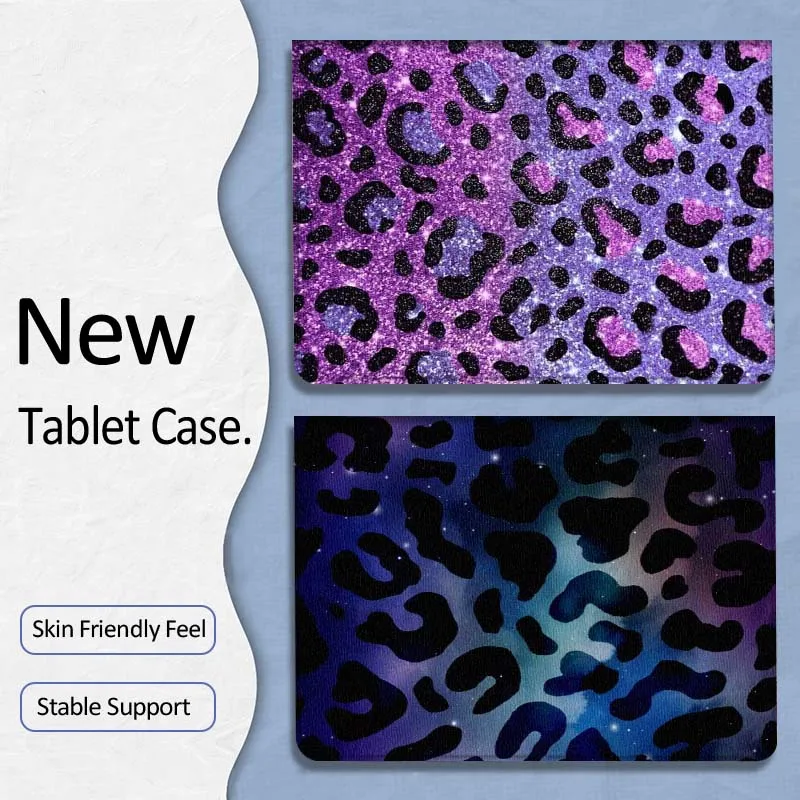 

Leopard Print Luxury Shining For Samsung Galaxy Tab A7 A A8 A9 A11 S6 S11 10.1 10.4 10.5 Inch Lite PLus Soft Tablet Case Gift
