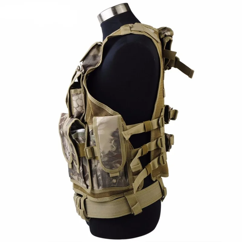 Multifunctional Outdoor Chaleco Molle Mesh Amphibious Tactical Hunting Vest Security Mag Pouch Waistcoats