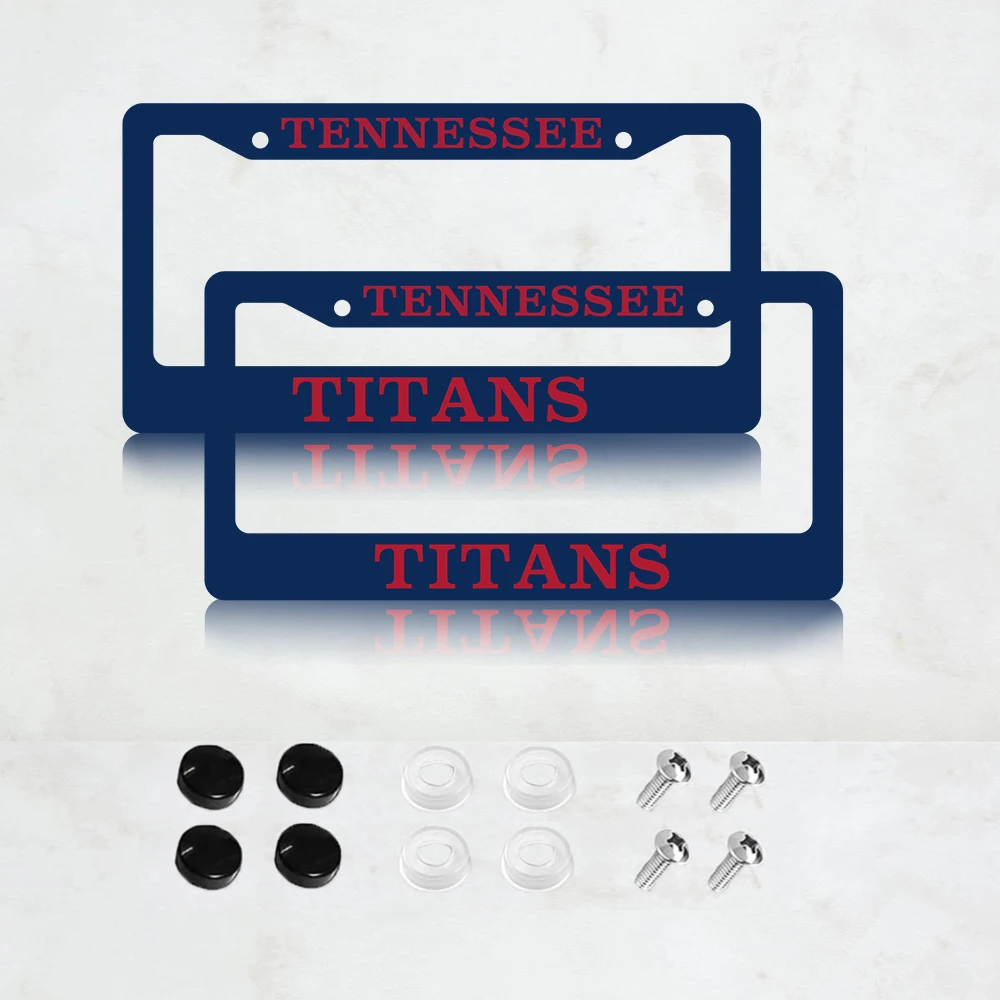 

Алюминиевая рамка для номерного знака TENNESEE TITANS, 2 шт., 6 x 12 дюймов, стандартный размер США, декоративный кронштейн для автомобильного номерного знака