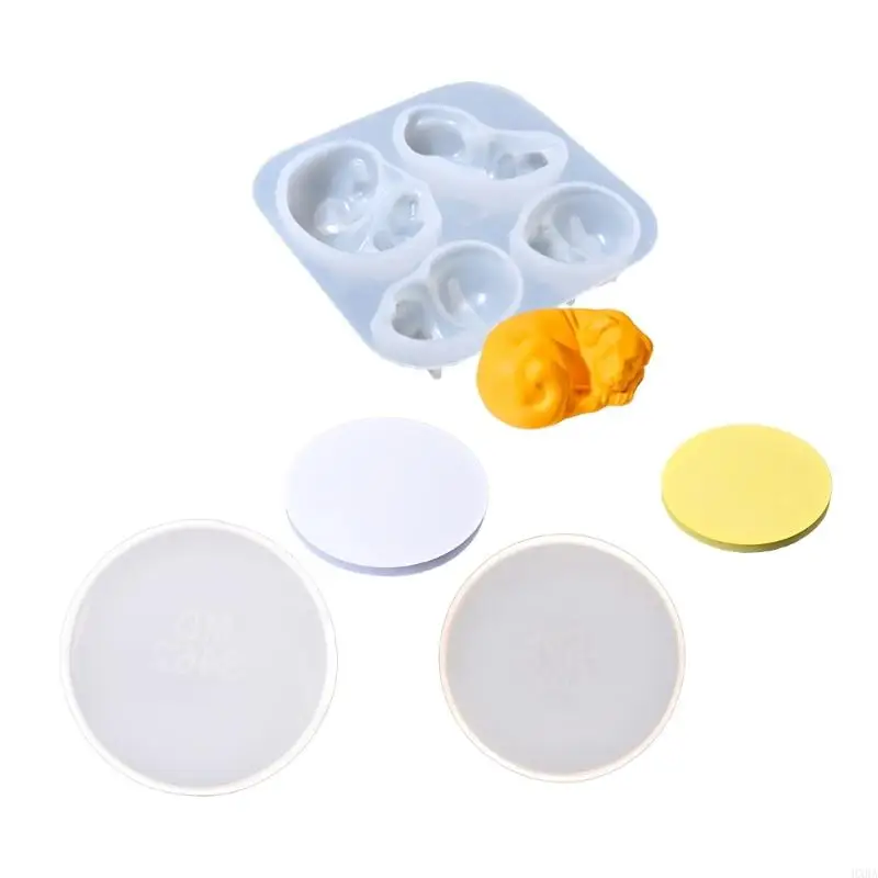 

HXBA Silicone Mold for Crafting Animal Aromatherapies Home Decoration Mould