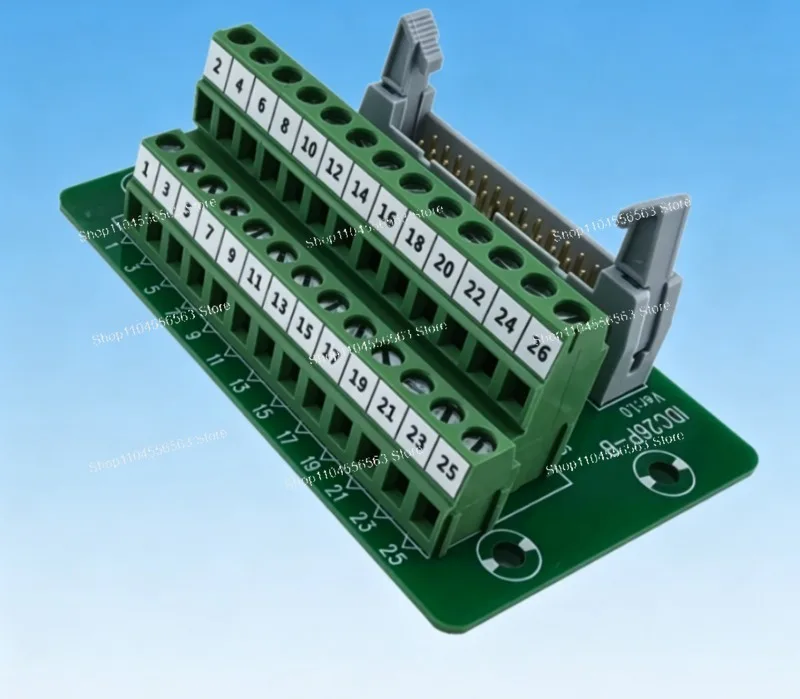 Terminal Board IDC26P-B – Relay & Horn Terminal, 26-Core PLC Adapter Board for Industrial Control