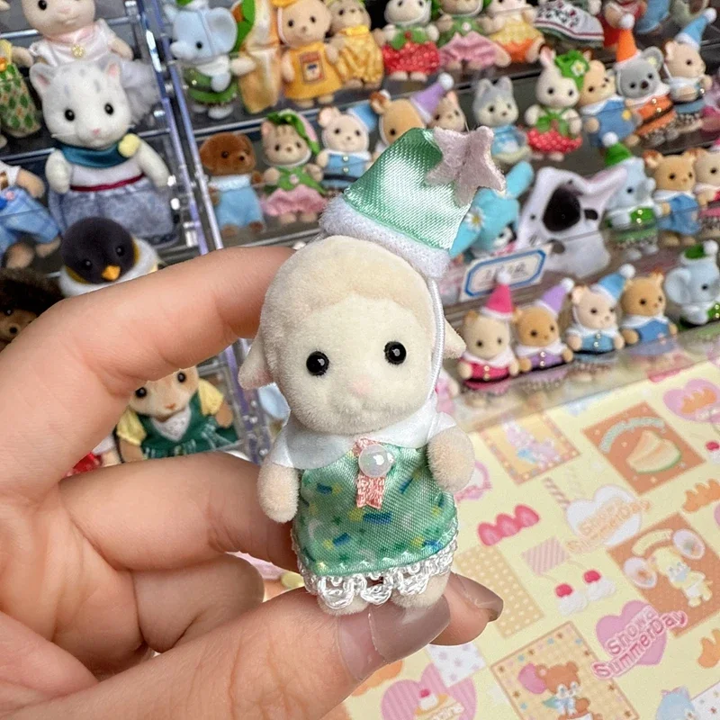 Sylvanian Familiys Anime Cute Kitchens Toy for Girl Ternurines Calico Critters Children's Toys Kids Girls Figures Small Baby5