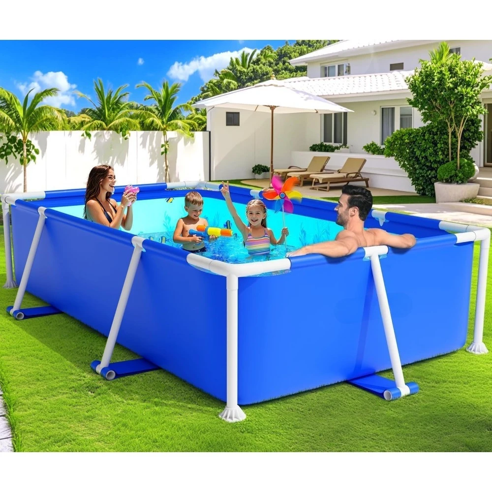 

Above Ground Pool,Frame Deep Swimming Pools, Family Pool,Large Above Ground Easy Set, Outdoor Backyard Pools for Kids, Adults