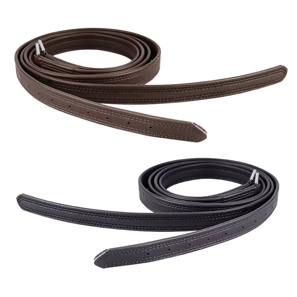 2-etriers-en-cuir-avec-quincaillerie-en-acier-inoxydable-sangle-d'etrier-souple-equipement-pour-licols-de-cheval-neuf
