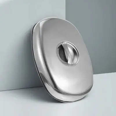 

Portable Stainless Steel Dessert Cover Dish Dustproof Protective Lid Mini Food Preservation for Home Use