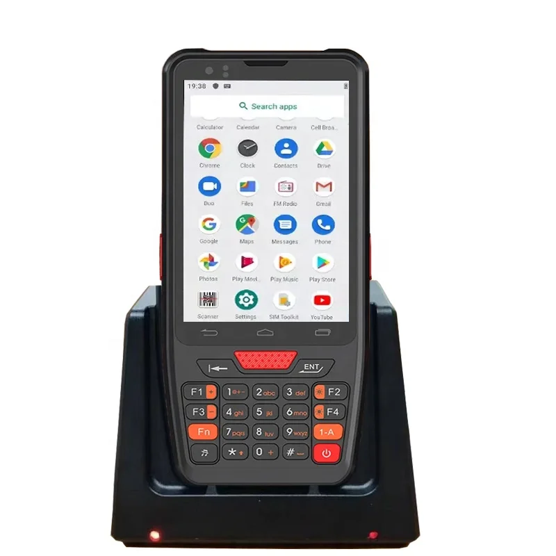 New Android 12 NFC 4G Portable Warehouse Data Collection Terminal Industrial Rugged Handheld Android PDA OCR ID Barcode Scanner