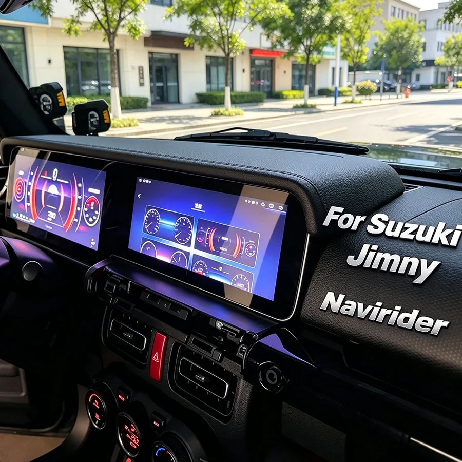 Dual Screen Car Radio For Suzuki Jimny JB64 JB74 Android Multimedia Video Player GPS Stereo Auto CarPlay Head Unit