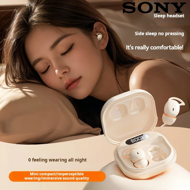 Sony m72 sem fio sono fone de ouvido redução ruído invisível fone dormir fone bluetooth esporte fones