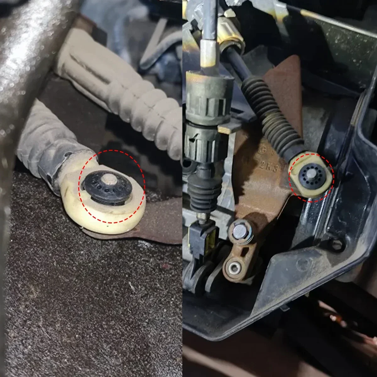 20PCS For Jeep Liberty 231 2002-2007Dodge SX Neon Chrysler Gearbox Cable Linkage Rubber Bushing MT 5Speed Shift Lever Assembly