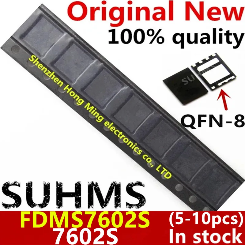 (5-10 pezzi)100% nuovo FDMS7602S 7602S QFN-8