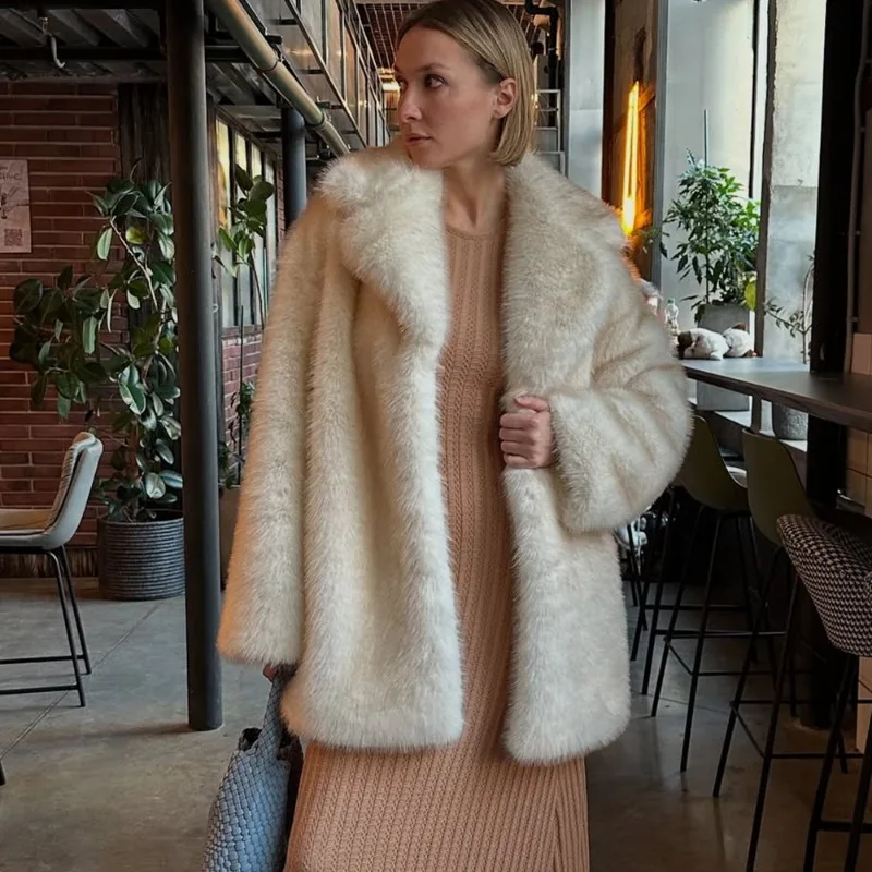 

Tuularose однотонные пальто из искусственного меха женское пальто роскошная укороченная куртка с градиентом из пушистого меха пальто зимняя утепленная верхняя одежда High Street