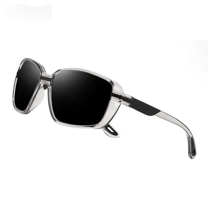 

HD Polarized Fishing Sunglasses for Men Running Cycling Sunscreen Glasses Square UV400 Protection Driving Goggles Eyewear