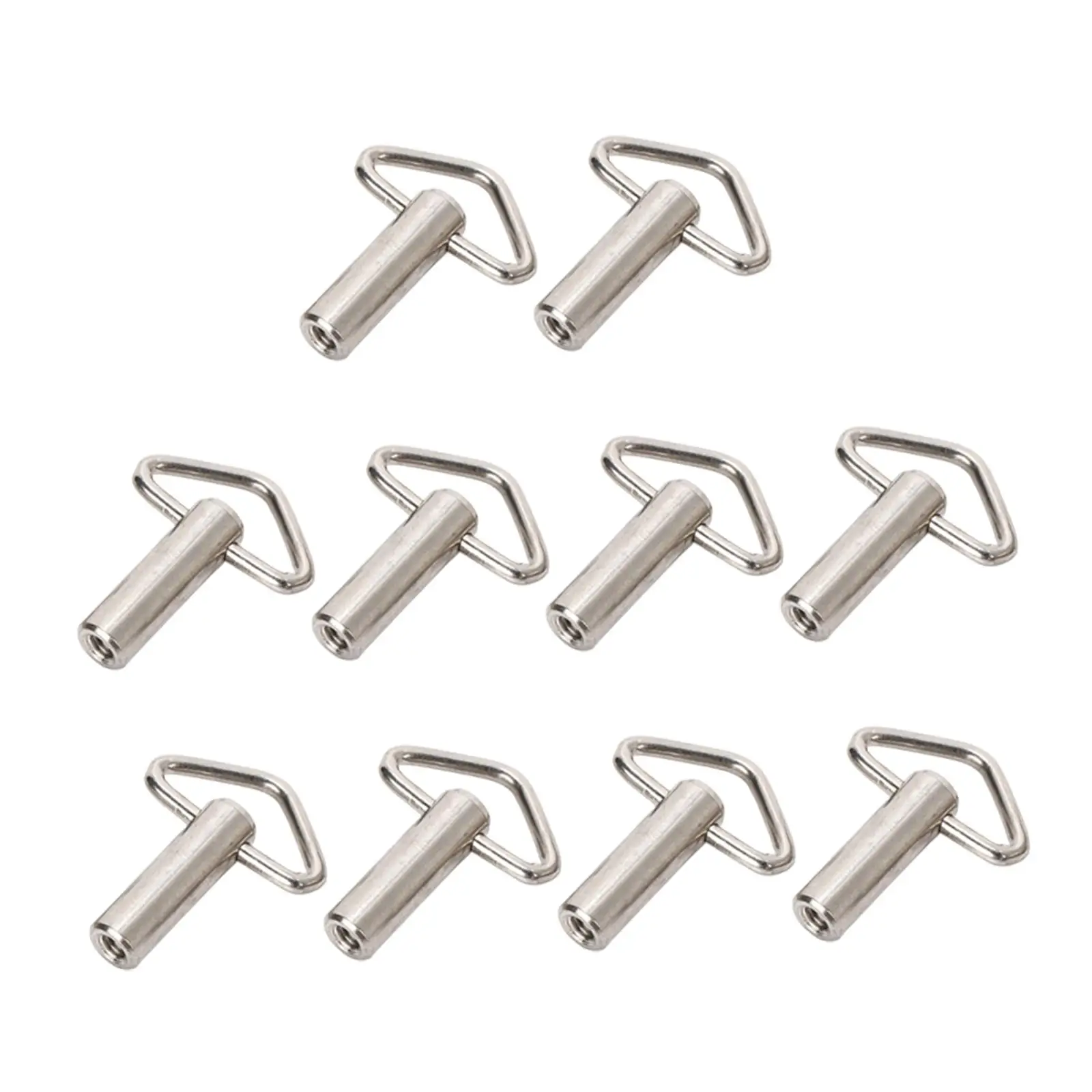 10Pcs Music Box Winding Keys Components Sturdy Metal Music Box Accessories Replacement for Winding Chain Wall Clocks Repair Tool