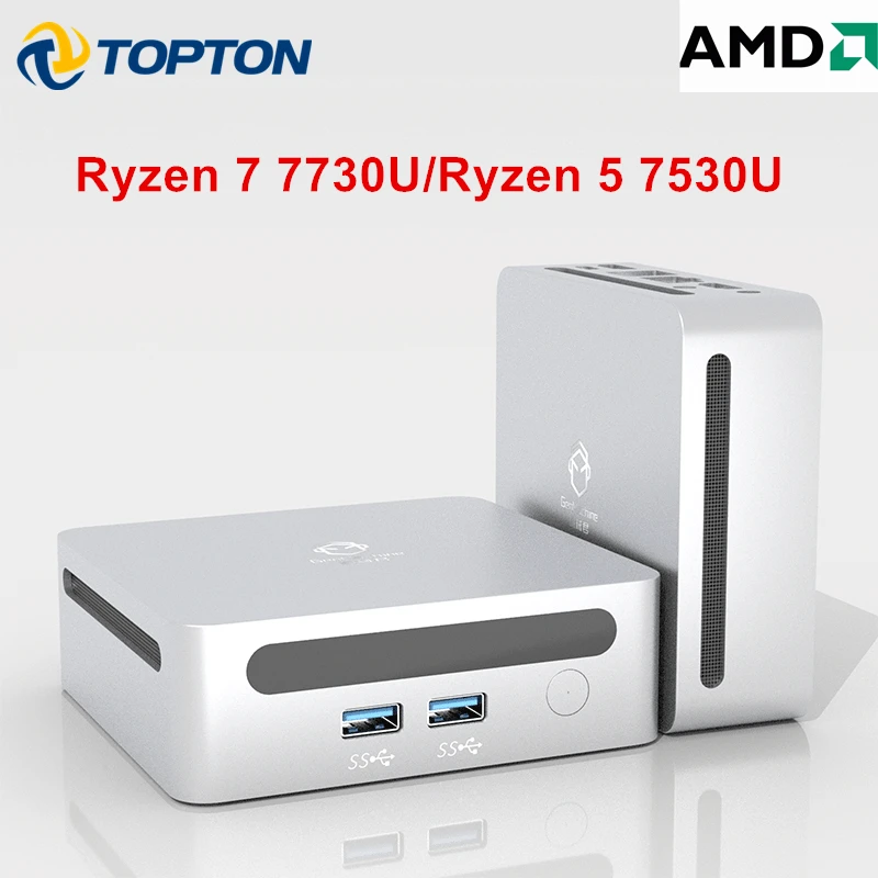 Mini PC para jogos AMD Ryzen 9 5900HX R7 7730U 5825U Windows 11 DDR4 3200MHz NVMe Mini computador de mesa NUC 3x4K HTPC WiFi6 BT5.2