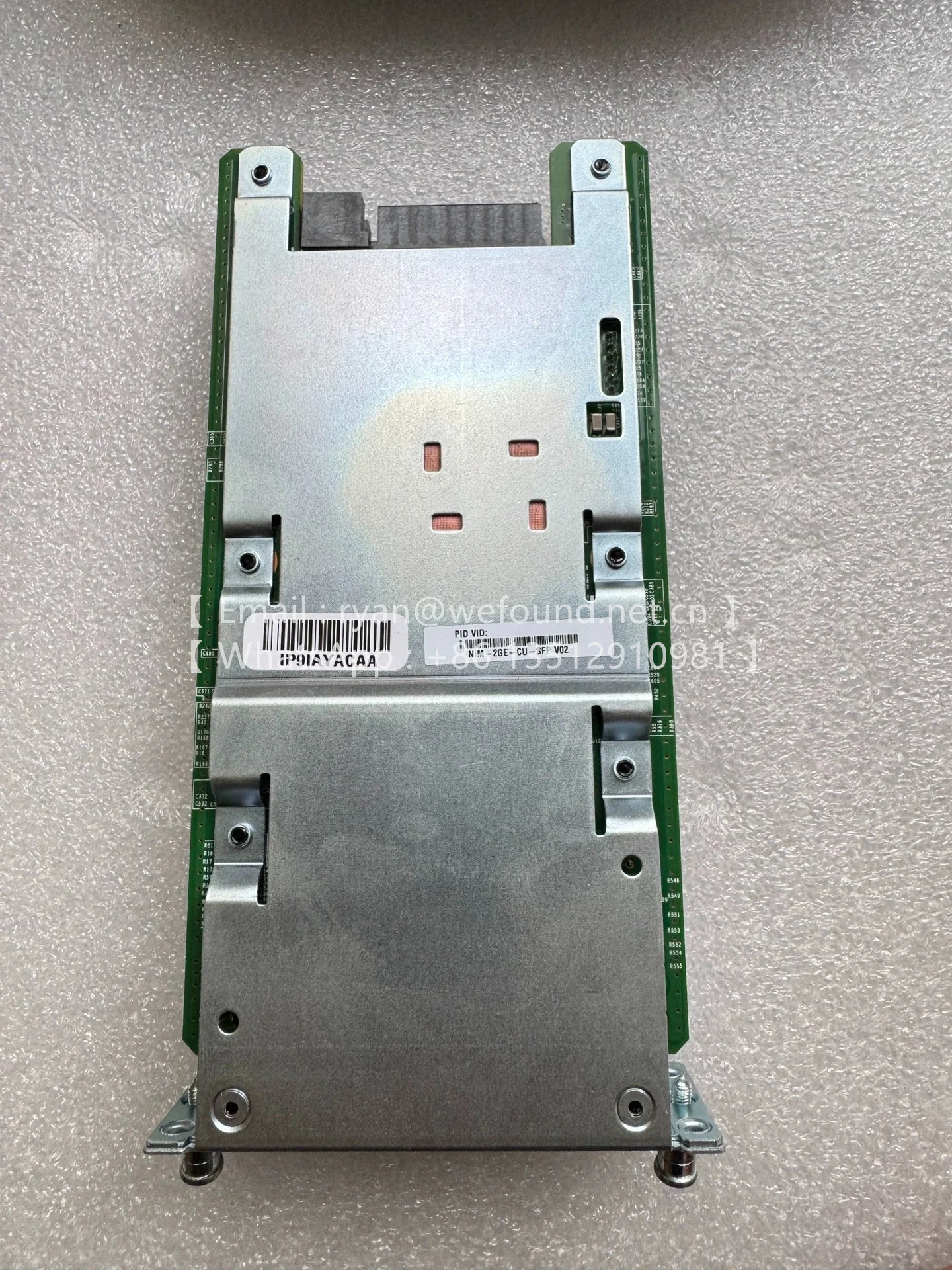 NIM-2GE-CU-SFP Gigabit Ethernet de 2 portas, GE/SFP de modo duplo, módulo de interface de rede