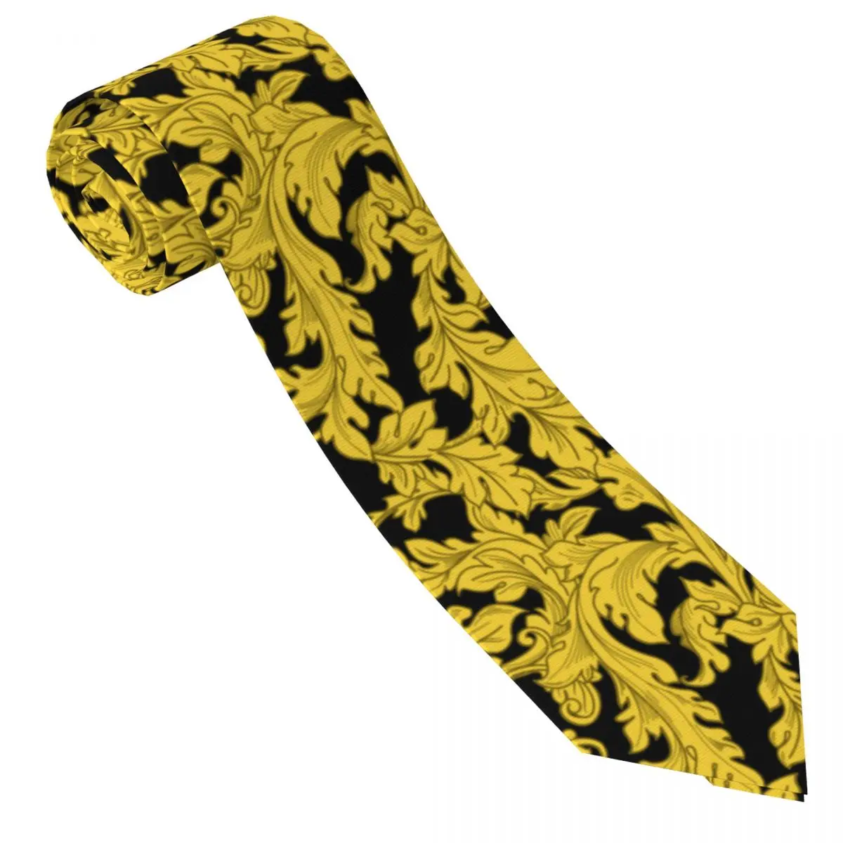 Custom Luxury Baroque Floral Pattern Fashion Tie Mens Mens Suit Tie European For Thanksgiving Day