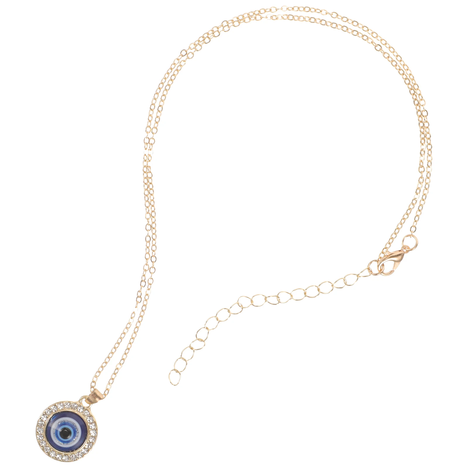 

Stylish Women Evil Eye Pendant Necklace Simple Delicate Design Durable Fade Resistant For Daily Wear Festival Party Decoration