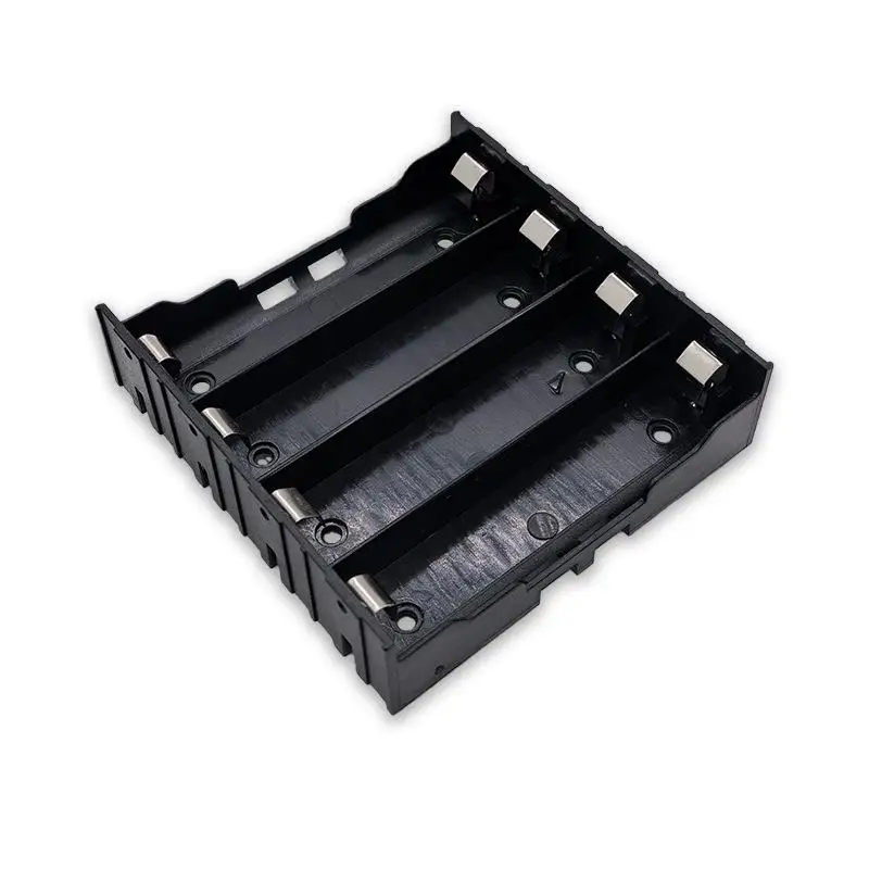 1 2 3 4 Slot Batteries Container With Hard Pin ABS 18650 Power Bank Cases 1X 2X 3X 4X 18650 Battery Holder Storage Box Case