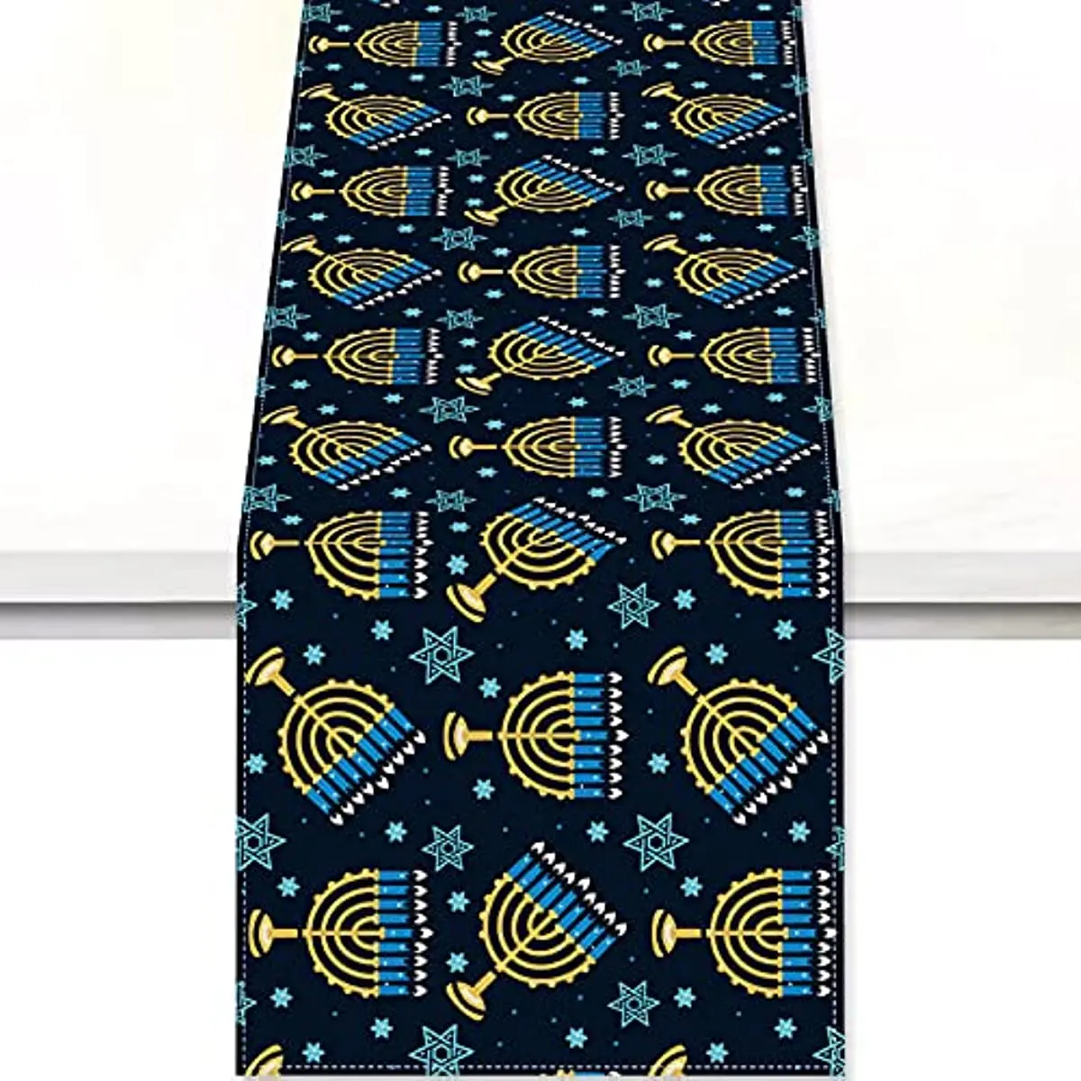 Passover Easter Table Runner Jewish Menorah Hanukkah Holiday Kitchen Coffe Indoor Outdoor Home Party Decoration cloth