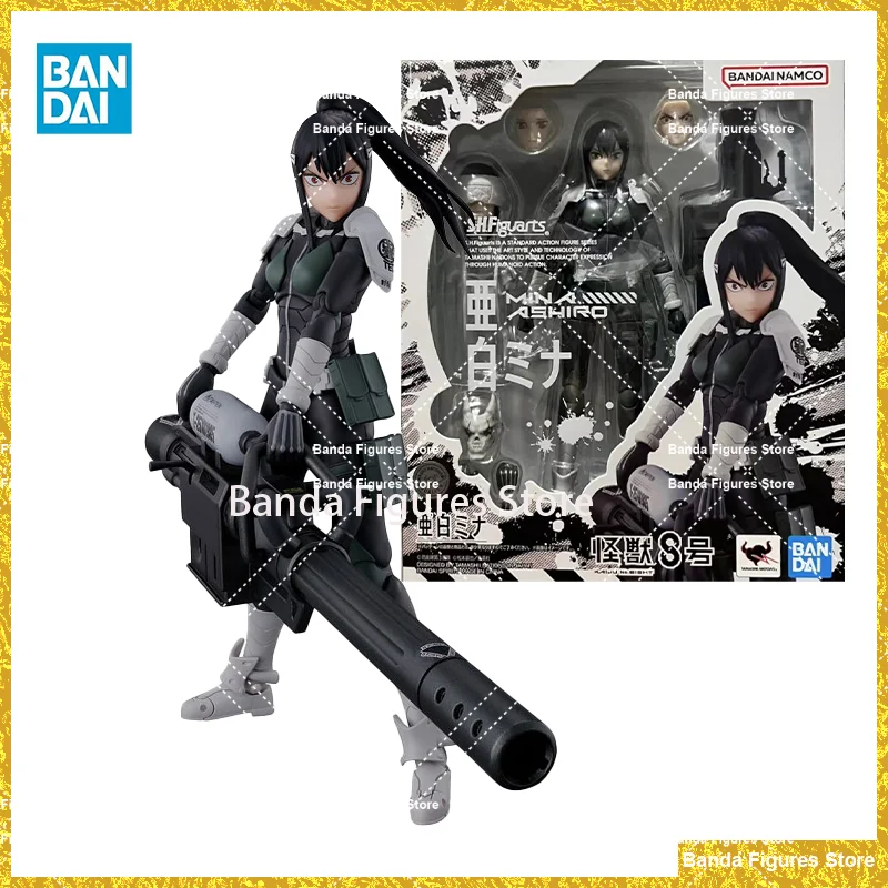 Original S.H.Figuarts SHF Mina Ashiro Kaiju No. 8 In Stock Anime Action Collection Figures Model Toys