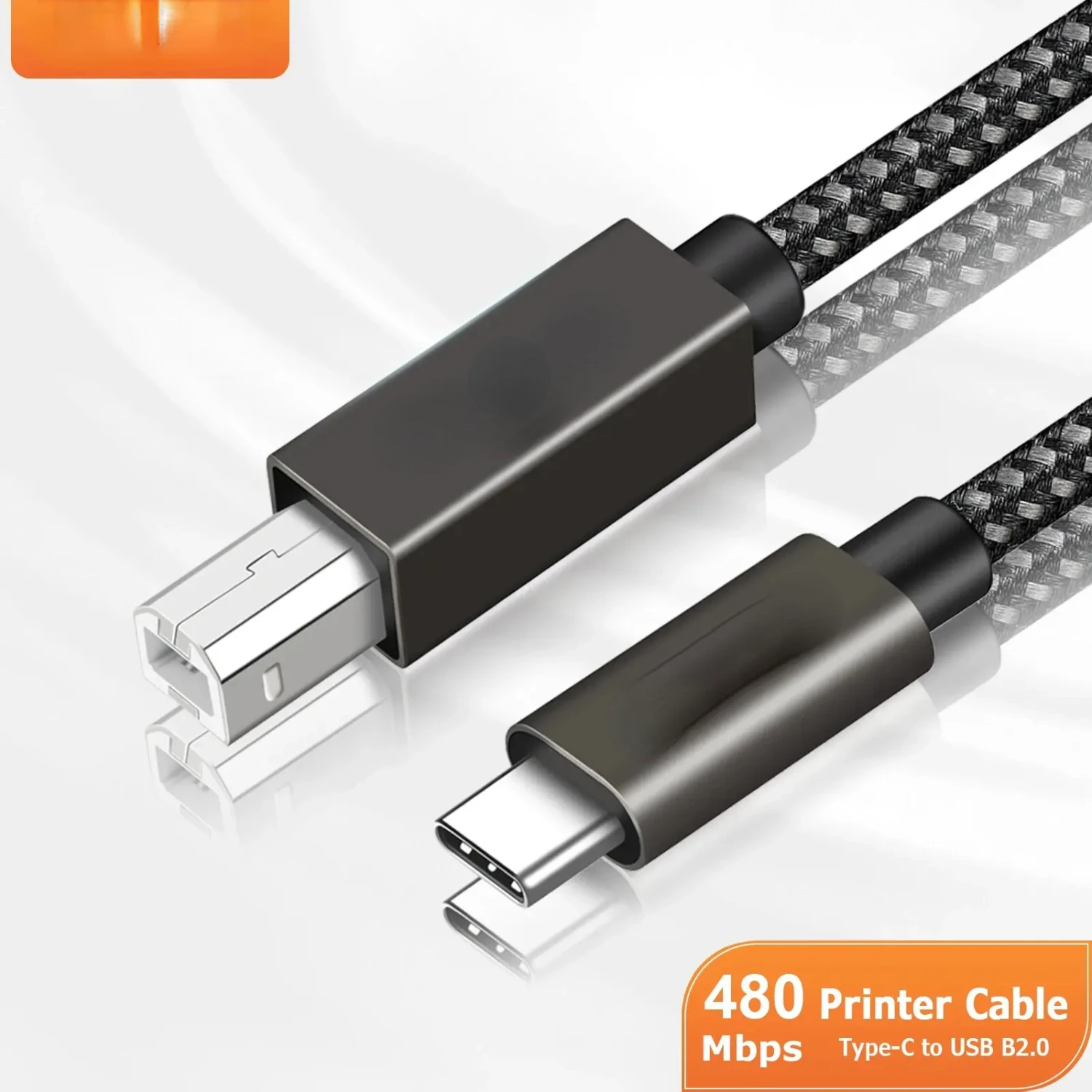 

Кабель принтера USB B — USB C, 6,6 фута, шнур принтера USB B 2.0 — Type C, совместимый с принтерами, сканерами, Faxes «все в одном» и т. д.