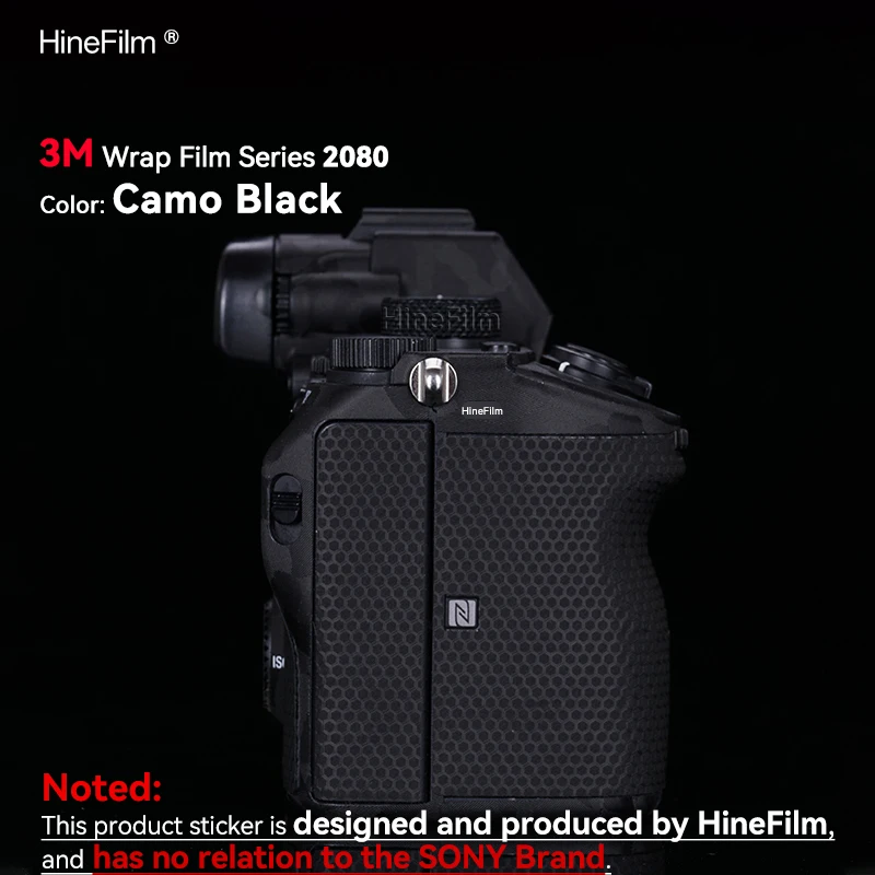 A7III A7M3 aparat Vinyl Wrap naklejki dla Sony ILCE-7M3 A7RIII A7R3 aparat naklejka skórki Protector płaszcz pokrowiec owijający Film naklejany — zdjęcie produktu 5