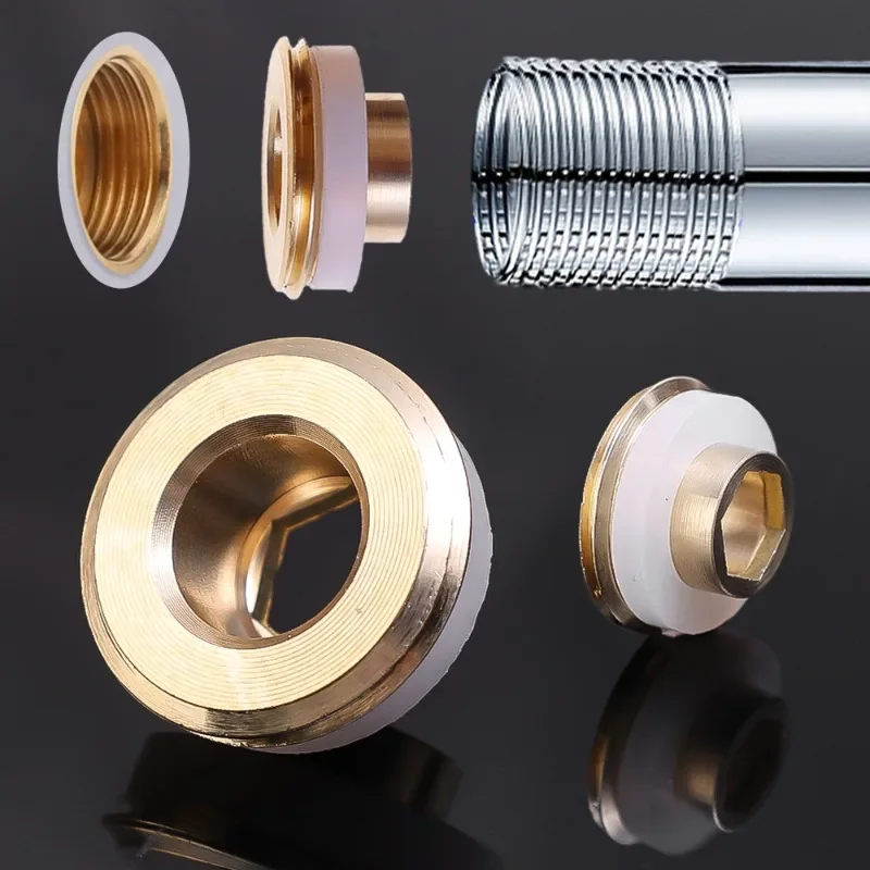 12/1PCS Brass Seal Washers Universal Faucet Valve Leak-proof Sealing Rings Gaskets Pipe Hose Plumbing Plugs Faucet Accessories