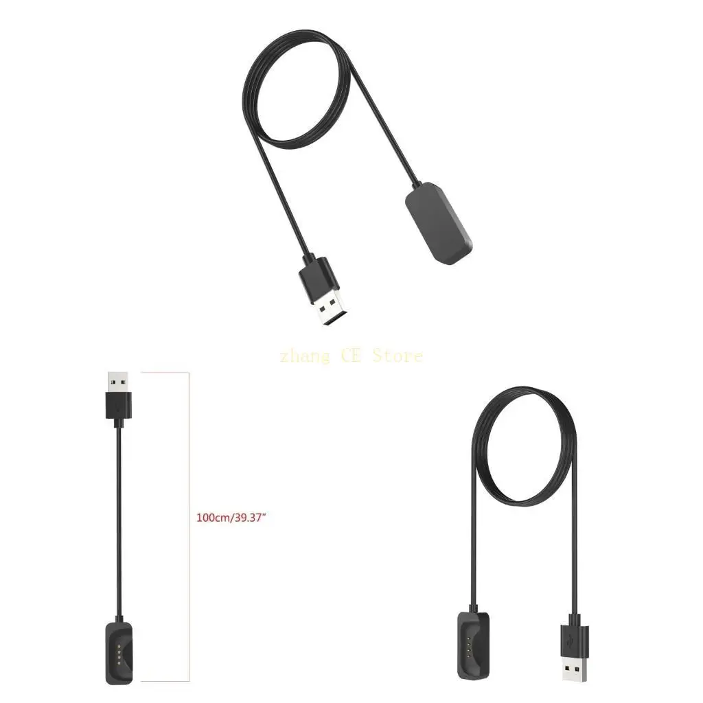 

M5TD Upgraded USB Cable Easy to Use Charging Cord Hassle Frees Use Reliable Charging Cable Plastic for Watch 2
