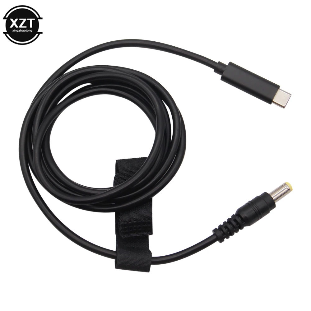 65W 3A PD Power Fast Charging Cable 1.5m USB Type C to DC5525 20V Adapter for Dell Asus Lenovo Notebook Power Supply Cable