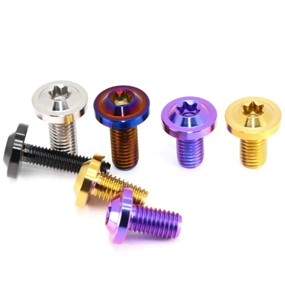 High Quality M6x10 Titanium Bolts M6x15 with Torx Head T30 Torx Bolts M6x20 Titanium Screws