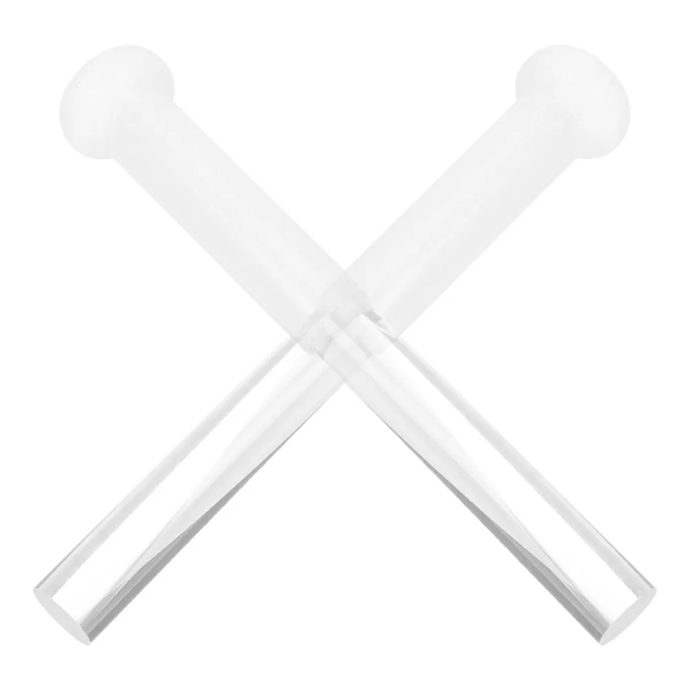 

2pcs Crystal Mallet For Singing Bowl Enhanced Friction Smooth Resonant Sound Ideal Mindfulness Yoga Therapy Acrylic Sound Bowl