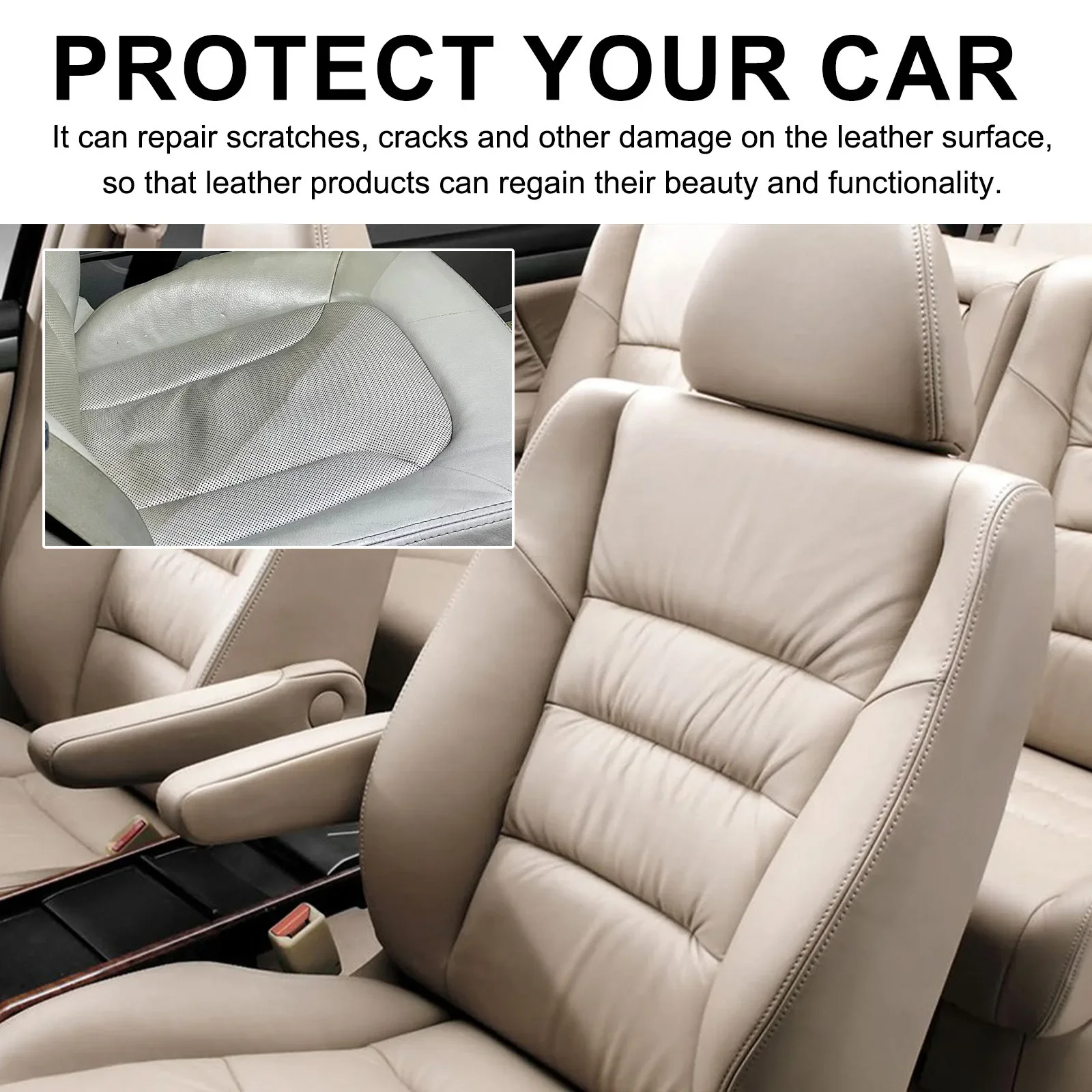 SIKEZHAN Leather Sofa Cleaner Polish Mink Oil Cream Luxury Bag Care Salve 30/50/100g - Shoe Cleaning & Protection Products