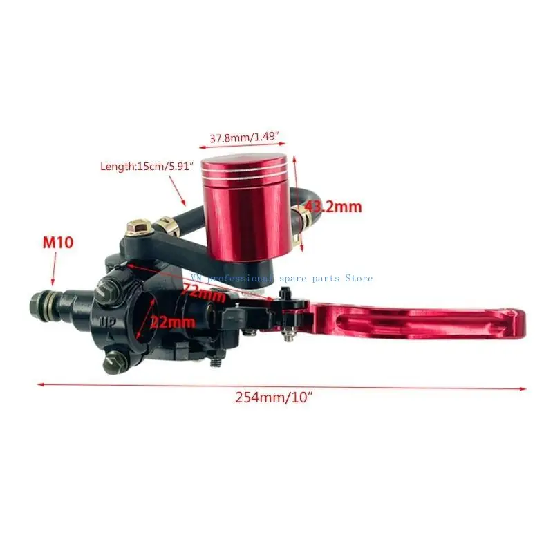 41XA دراجة نارية الفرامل أسطوانة رئيسية 7/8 "22 مللي متر مضخة دراجة القرص قابض هيدروليكي رافعة #6
