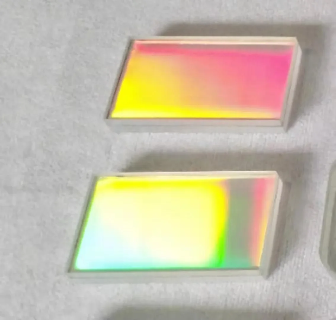 20mm Optical Beam Spliter Spectrograph Plane Ultra-high Linear Density Plane Diffraction Grating Holographic Float Glass Grating